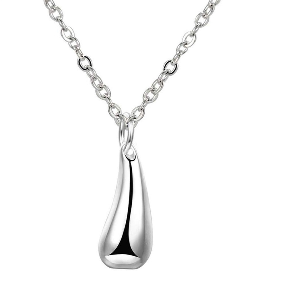 4Pcs Silver 925 Teardrop Charm Jewelry Gift Set - Picture 4 of 5
